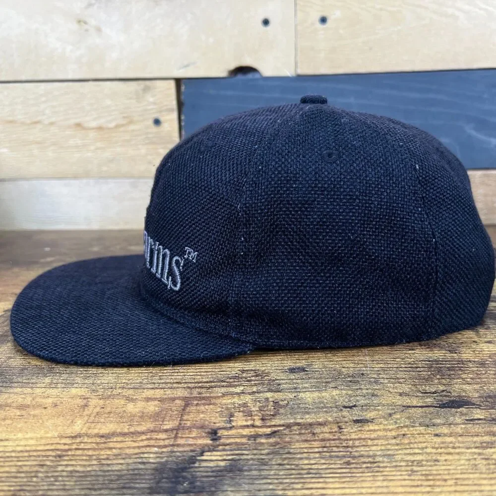 Jolly Farms Hemp Hat Black Adjustable Hat Cap